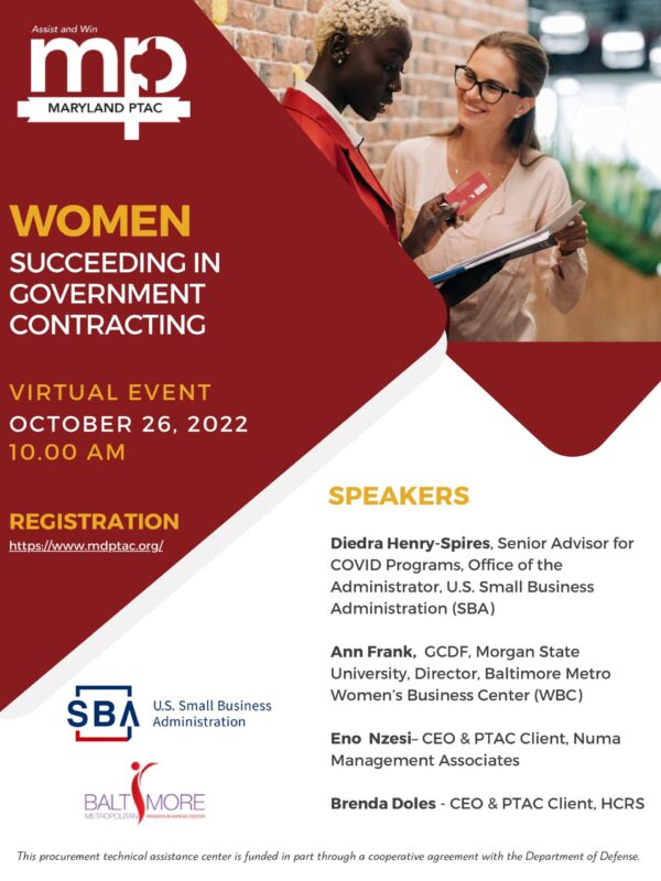 PTAC Womens Event Flyer 2022